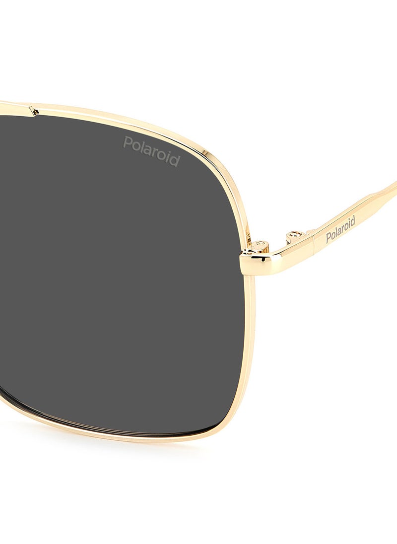 Polaroid Women's UV Protection Navigator Sunglasses - Pld 6201/S/X Gold 59 - Lens Size: 59 Mm  - Image 5