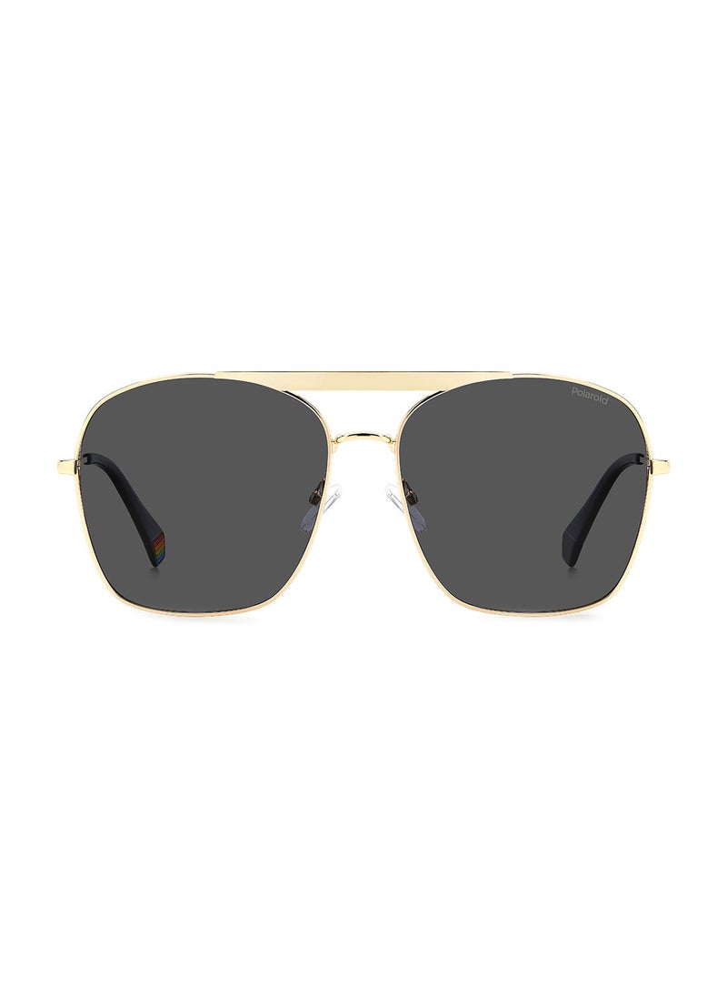 Polaroid Women's UV Protection Navigator Sunglasses - Pld 6201/S/X Gold 59 - Lens Size: 59 Mm  - Image 3