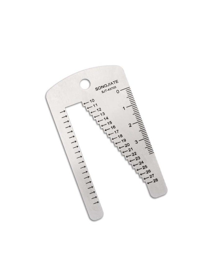 Watch Strap Measuring Tool Belt Rounded Template Ruler With Tail Template Ruler Rounded Template Ruler-Model:Strap Ruler  - Image 3
