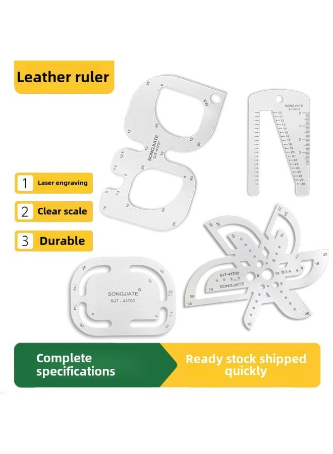 Watch Strap Measuring Tool Belt Rounded Template Ruler With Tail Template Ruler Rounded Template Ruler-Model:Strap Ruler  - Image 2