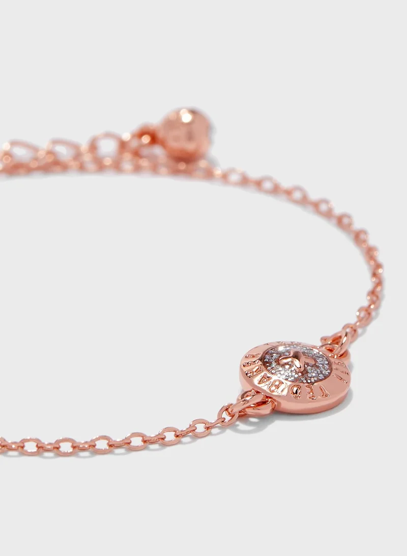 Ted Baker Eisa Enamel Mini Button Bracelet