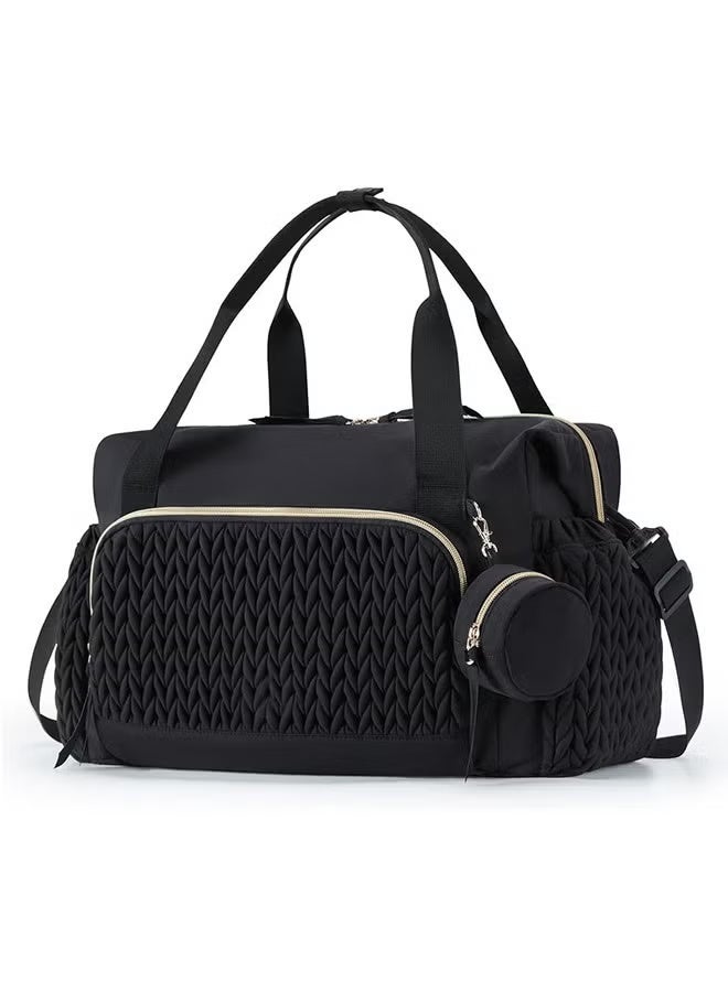 TAKHTEELA Baby Diaper Bag for Moms, Large Capacity Travel Tote with Pacifier Pocket, Maternity Hospital Bag for Baby Essentials - Image 1