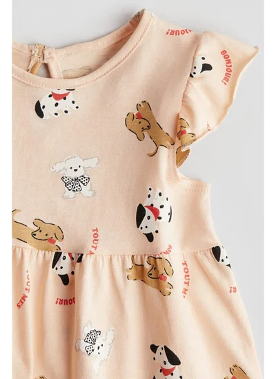 H&M Printed cotton dress