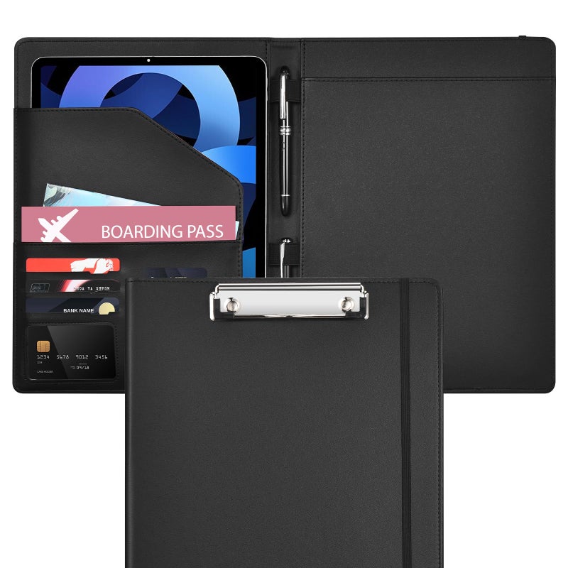 Pacific Mailer Padfolio with Clipboard Pacific Mailer Clipboard Notebook Resume Portfolio Folder Legal Document Organizer Legal Pad Holder for Interview School Business Office Conference - Image 1