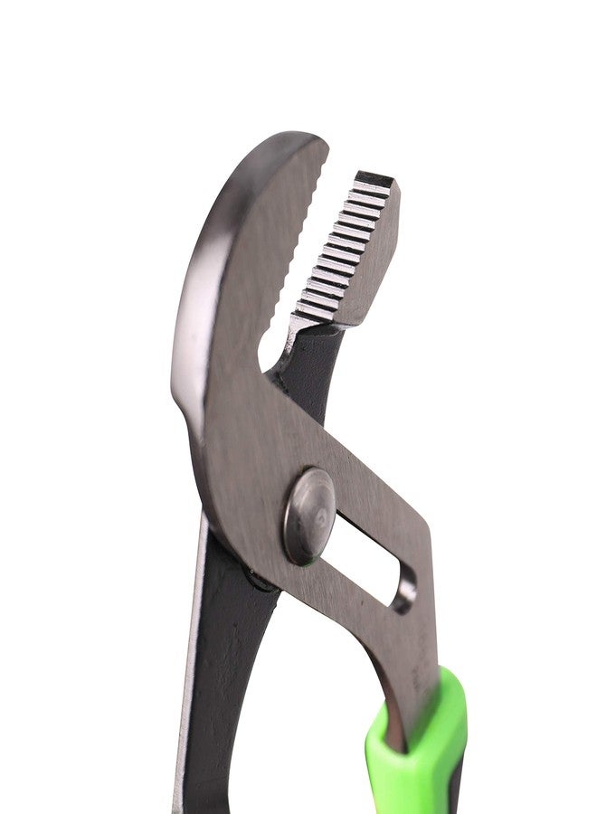 Hilmor 10" Tongue & Groove Plier with Rubber Handle Grip, Black & Green, GJP10 1885367 - Image 5
