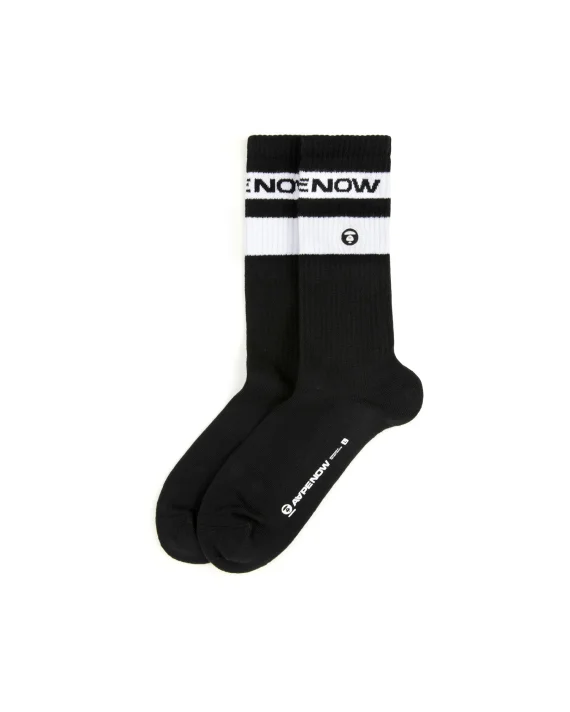 AAPE AAPENOW moonface stripe socks