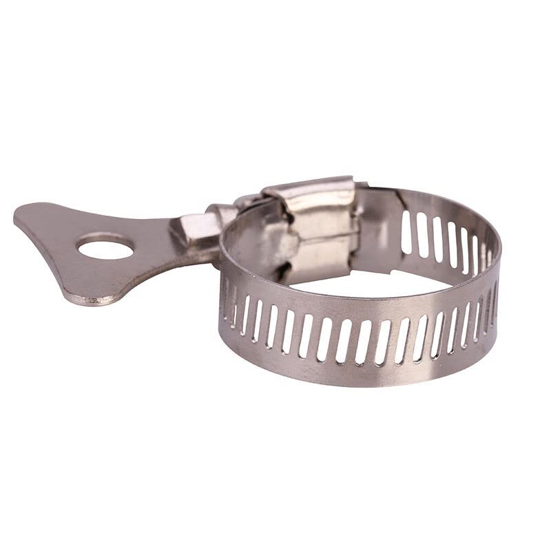 BATH GURU Butterfly Stainless Steel Hand Adjustable Worm Gear Key Type Hose Clamps 1,1.25,1.5 Inch Gas Water Tap Garden Pipe Clamp Clips For Plumbing&Mechanical Applications(Pack Of 9,Multi Sizes) - Image 4