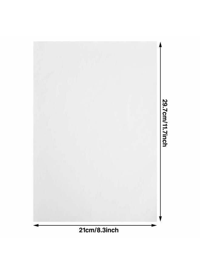 Outus White Carbon Transfer Paper 11.7 x 8.3 Inch Tracing Carbon Graphite Copy Paper with Embossing Stylus Tracing Stylus Dotting Tools for Cloth Fabric Wood (105 Pieces) - Image 2