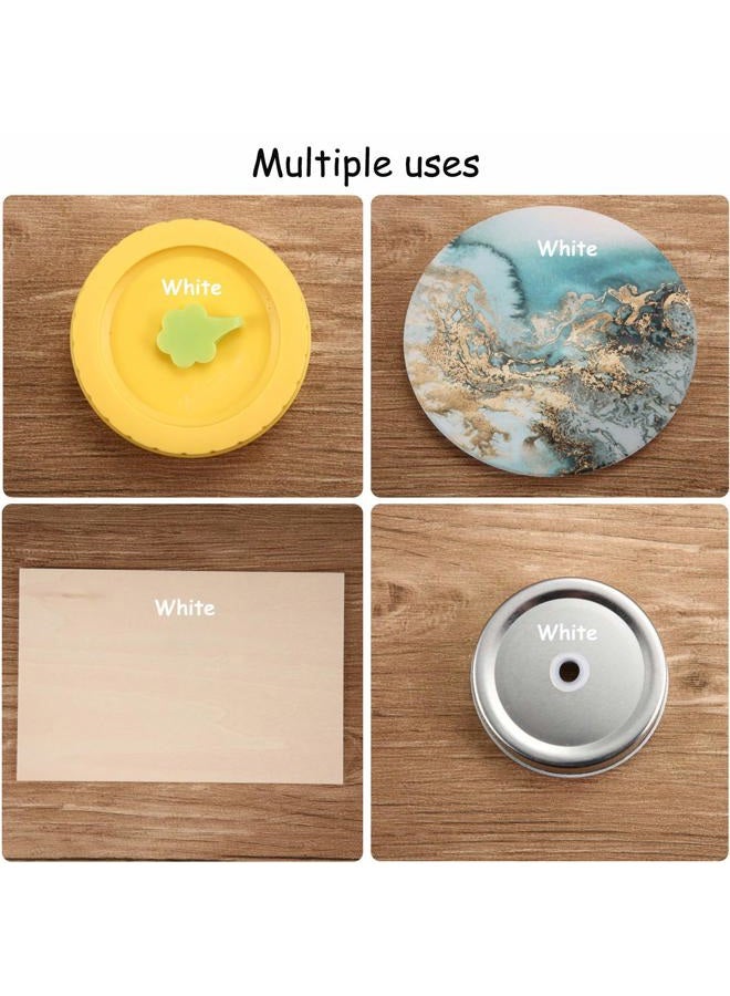 Outus White Carbon Transfer Paper 11.7 x 8.3 Inch Tracing Carbon Graphite Copy Paper with Embossing Stylus Tracing Stylus Dotting Tools for Cloth Fabric Wood (105 Pieces) - Image 5