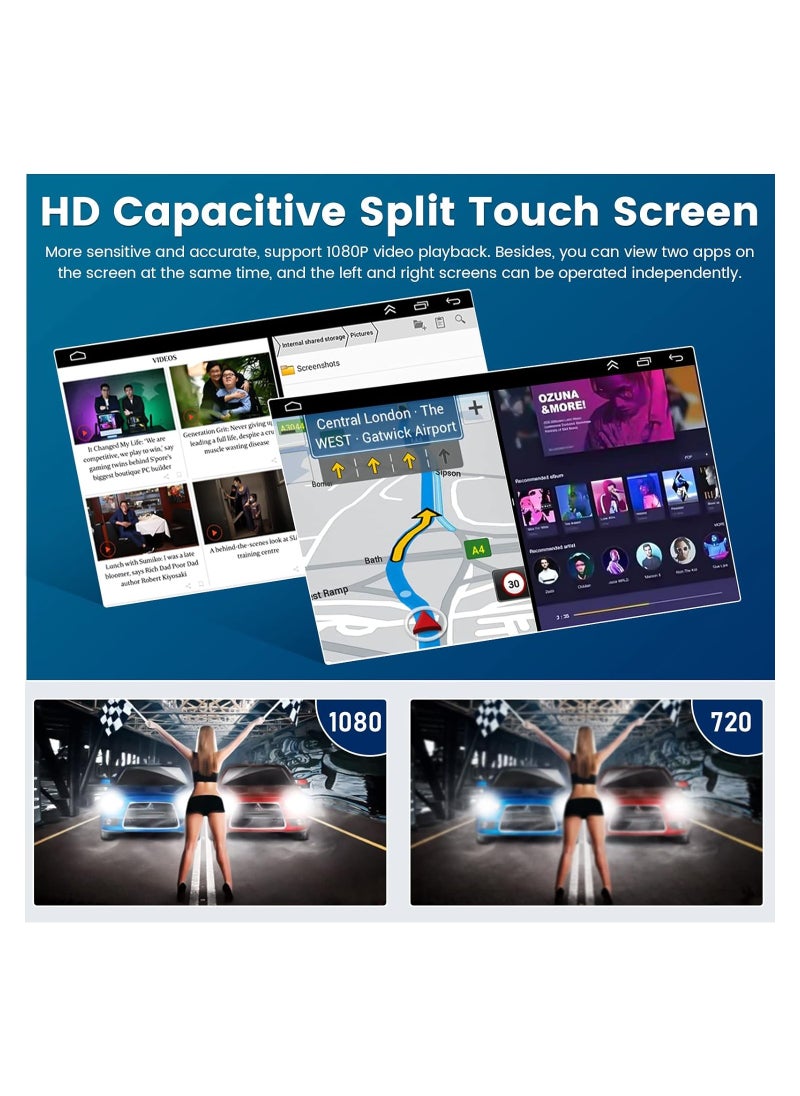 Android Car Stereo For Chevrolet Cruze 2012 2013 2014 2015 Compatible Apple Carplay Android Auto Wireless 4GB RAM Fast Interface AHD Camera Included SIM Card Support Bluetooth USB YouTube Netflix DSP