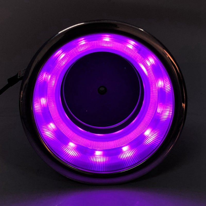 محامل أكواب مشروبات بضوء LED متعدد الألوان (RGB) بلاستيكي بتحكم عن بعد​ لسيارات القوارب والسيارات الشاحنة والمقاطع المركبة (RV) - Image 1
