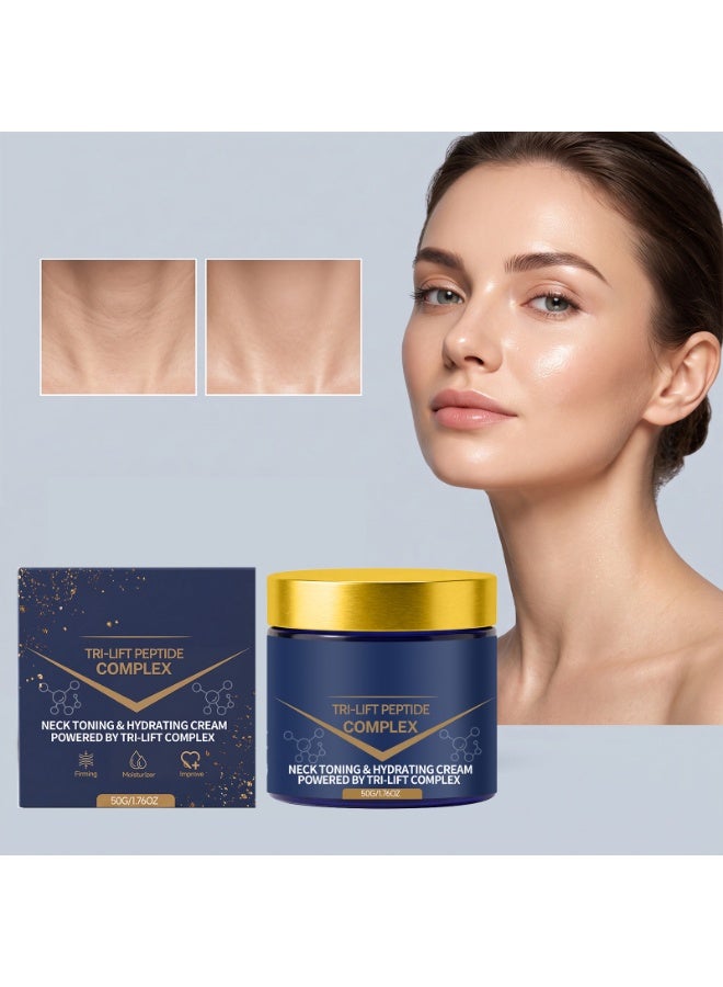 Olavita Tri‑Lift Peptide Cream, New Upgraded Tri‑Lift Peptide Complex Cream, Anti‑Aging Facial Moisturizer for Wrinkle Look, Elasticity & Deep Hydration, All Skin Types, 1‑Pack - Image 3