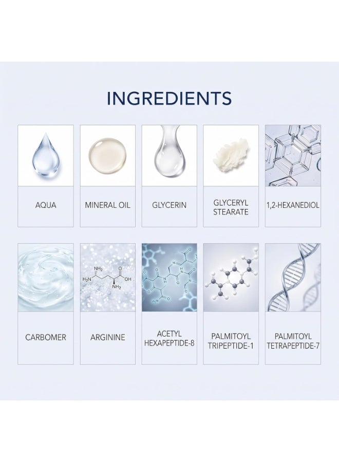 Olavita Tri‑Lift Peptide Cream, New Upgraded Tri‑Lift Peptide Complex Cream, Anti‑Aging Facial Moisturizer for Wrinkle Look, Elasticity & Deep Hydration, All Skin Types, 1‑Pack - Image 4