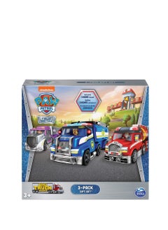 SPIN MASTER لعبة شاحنة كبيرة قابلة للتجميع من Paw Patrol وTrue Metal Chase وMarshall and Skye  - Image 1