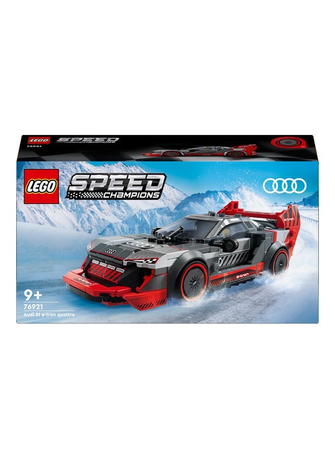 LEGO - LEGO 76921 Speed ​​Champions Audi S1 ​​e-tron quattro race car, buildable model set for kids,  gift for boys and girls aged 9+ who enjoy independent play - Image 1