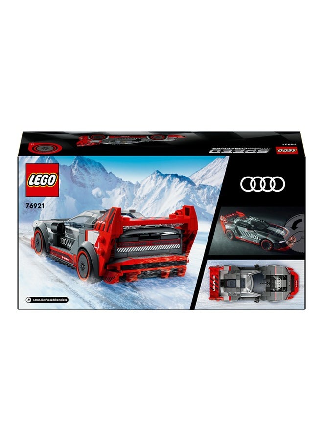 LEGO - LEGO 76921 Speed ​​Champions Audi S1 ​​e-tron quattro race car, buildable model set for kids,  gift for boys and girls aged 9+ who enjoy independent play - Image 1