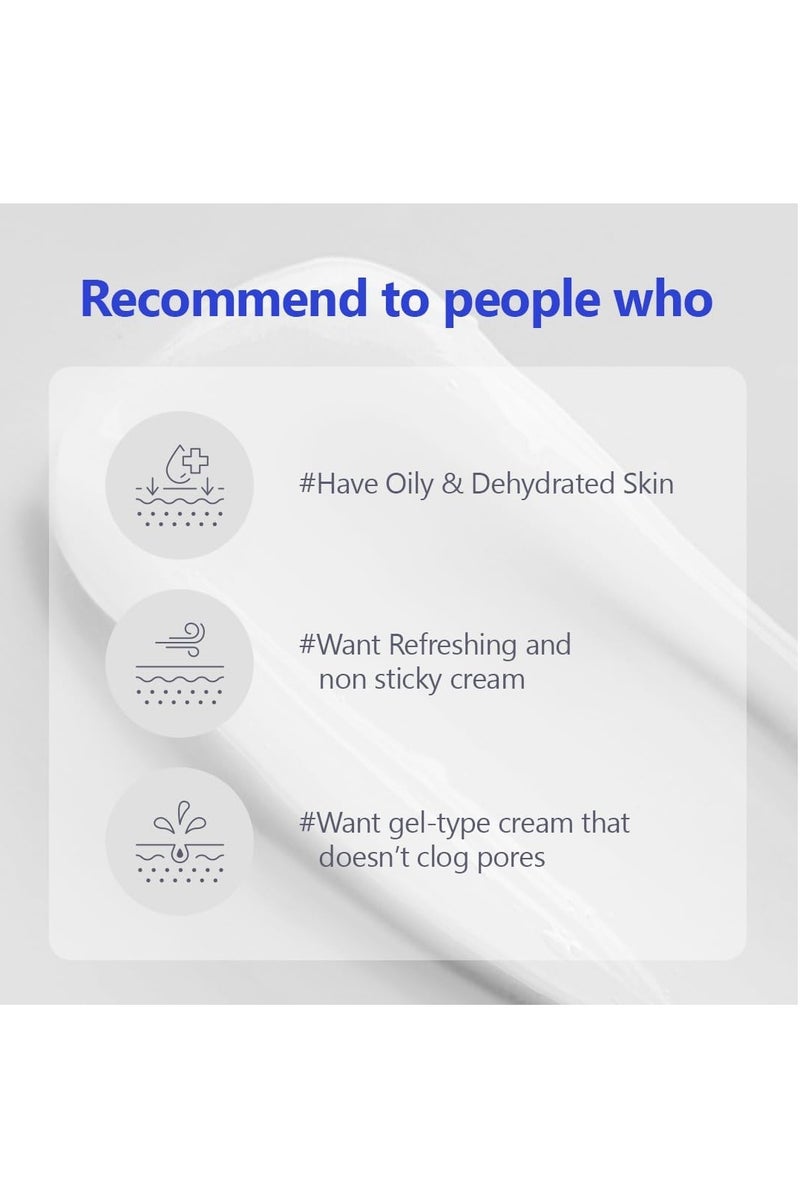 ISNTREE Hyaluronic Acid Aqua Gel Cream 100ml Lightweight Hydrating Gel Quick Absorbing Moisturizer Korean Skincare - Image 5