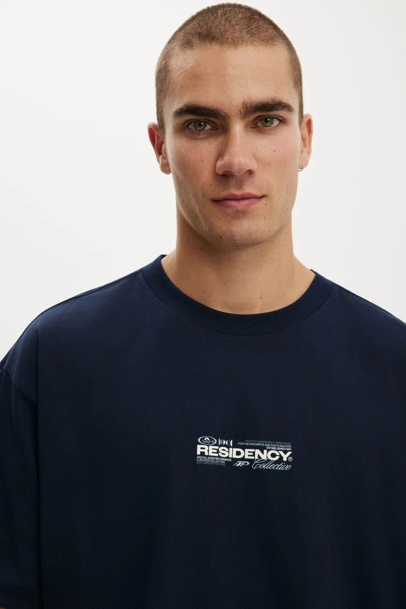 Cotton On  Box Fit Text T-Shirt  | Best Price UAE
