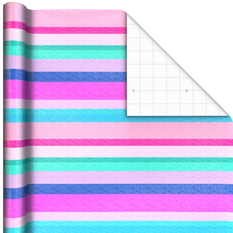 Hallmark Sweet Stripes Gift Roll Wrap (2 m)