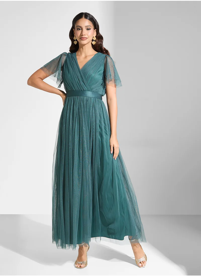 انايا ويذ لوف Tie Detailed Wrap Dress