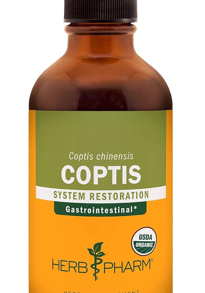 Herb Pharm Coptis Extract - Organic Coptis chinensis Liquid Supplement, 4 Oz - Image 1
