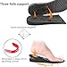 QUORYTH Height Increase Insoles 4Layer Air up Shoe Lifts Elevator Shoes Insole 295inches75 cm Heels Lift Inserts for Men and Women - Image 4