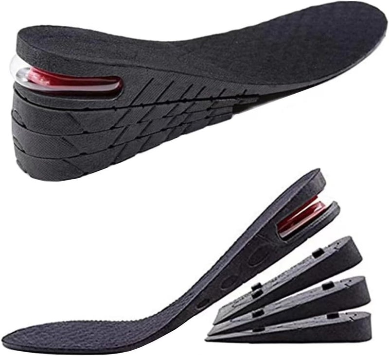 QUORYTH Height Increase Insoles 4Layer Air up Shoe Lifts Elevator Shoes Insole 295inches75 cm Heels Lift Inserts for Men and Women - Image 3