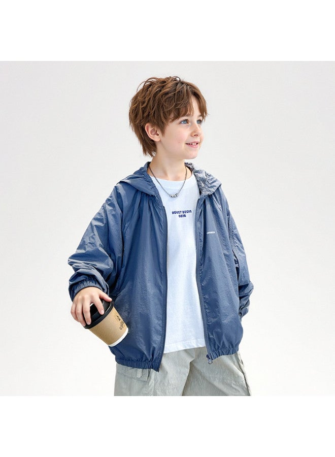 Bumblebee Boys' Summer Thin Jacket 2025 New Collection, Comfortable & Breathable Outdoor Sun Protection Top For Big Kids, Trendy Style - Image 4