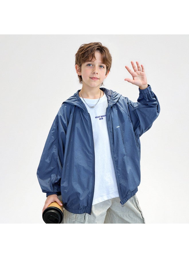 Bumblebee Boys' Summer Thin Jacket 2025 New Collection, Comfortable & Breathable Outdoor Sun Protection Top For Big Kids, Trendy Style - Image 3