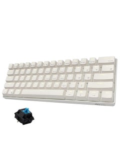 RK RK61 61-Key White Backlight Bluetooth/2.4G Wireless/USB Wired Three Modes Tablet Computer Mobile Office Gaming Keyboard  - Image 2