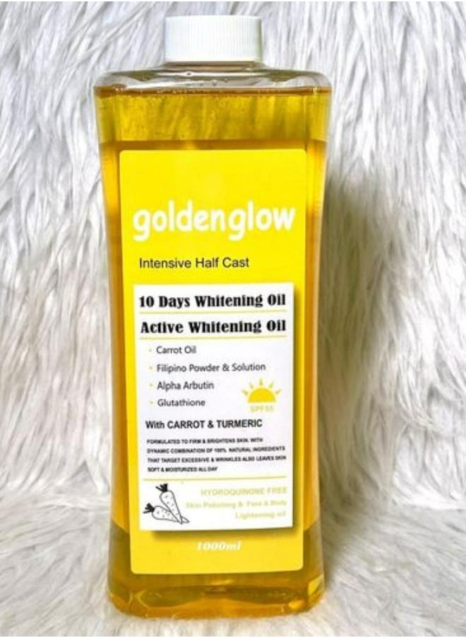 goldenglow Golden Glow Intensive Half Cast 10 Days Whitening Oil 1000 ML 