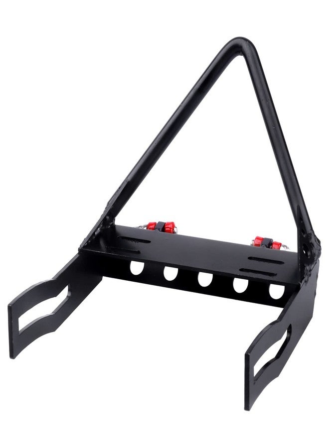 CrazyHobby Metal RC Crawler Front Bumper with Winch Mount Shackles for TRX4 Axial SCX10 & SCX10 II Redcat Gen7 Gen 8 Upgrades (Type B) - Image 2