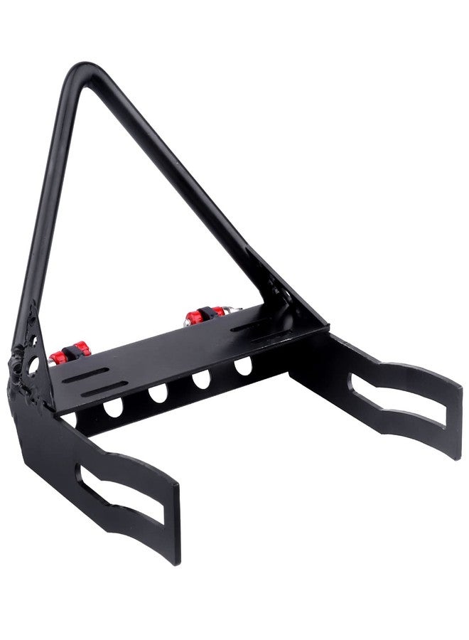 CrazyHobby Metal RC Crawler Front Bumper with Winch Mount Shackles for TRX4 Axial SCX10 & SCX10 II Redcat Gen7 Gen 8 Upgrades (Type B) - Image 3