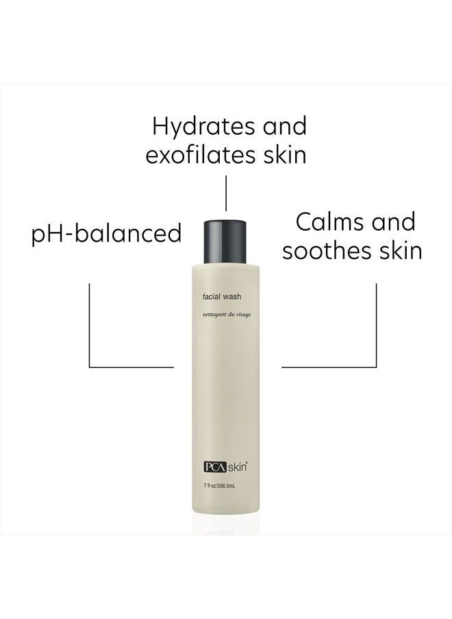 PCA SKIN Gentle Hydrating Facial Wash, Foaming Face Wash, Removes Makeup and Hydrates and Purifies Skin, Good for Sensitive, Combination, and Normal Skin, Hydrating Face Wash, 7 oz Bottle  - Image 2