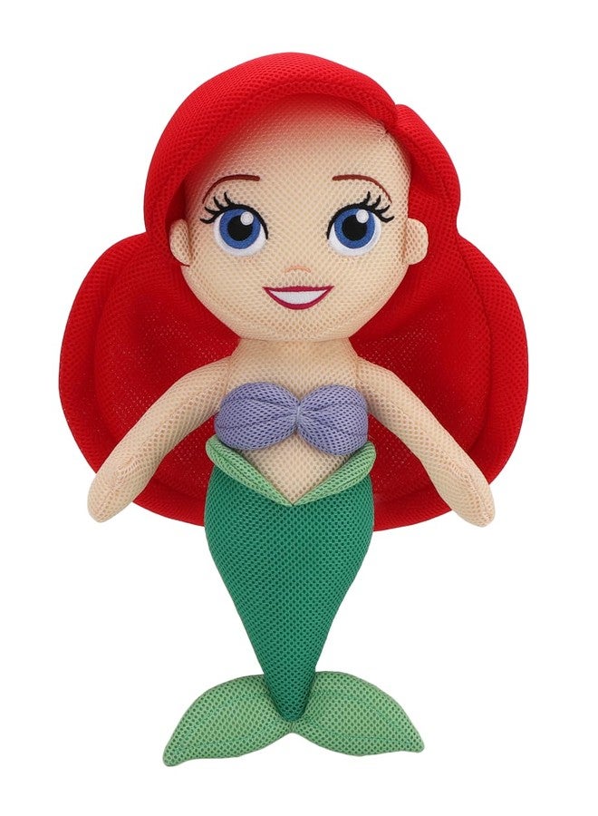 Wahu Aqua Pals Disney Classic Ariel Plush Water Toy for Kids Ages 2+ with AquaDry™ Technology, Washable Plush Doll Toy for Pool and Bathtub, Medium, Red/Green - Image 1
