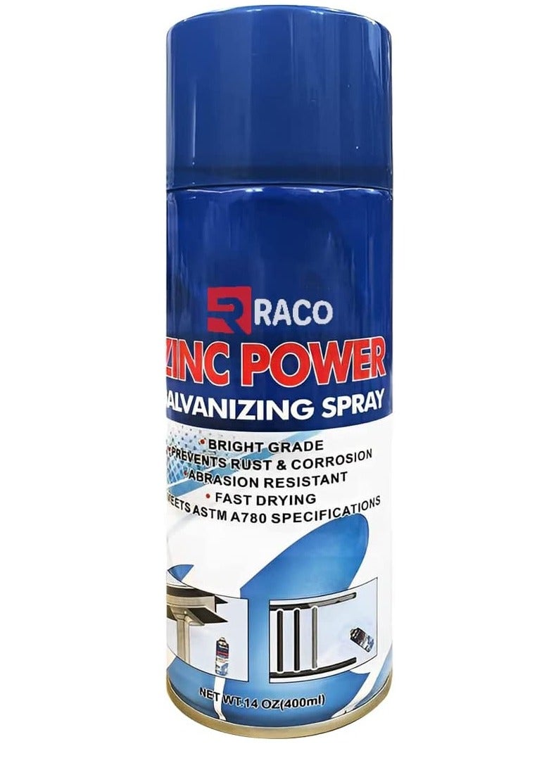 RACO Galaxy Zinc Power Galvanizing Spray Protection to Metal Against Corrosion 400ml