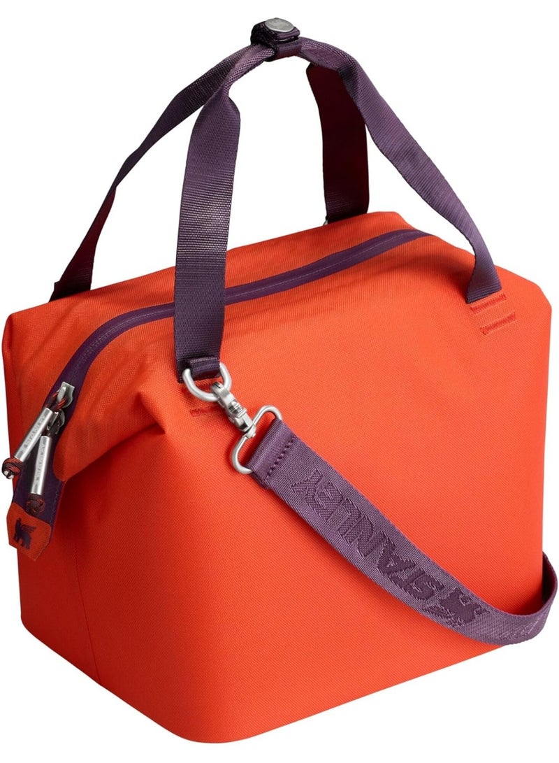 Stanley All Day Julienne Mini Cooler Bag & Insulated Lunch Tote | 7.4 QT (10 Can) Portable Soft Cooler with Leak-Proof Liner | Unique "Doctor's Bag" Hinge Top Design | Made from 100% Recycled Polyester | for Picnics, Hikes, Beach & Commute - Image 2