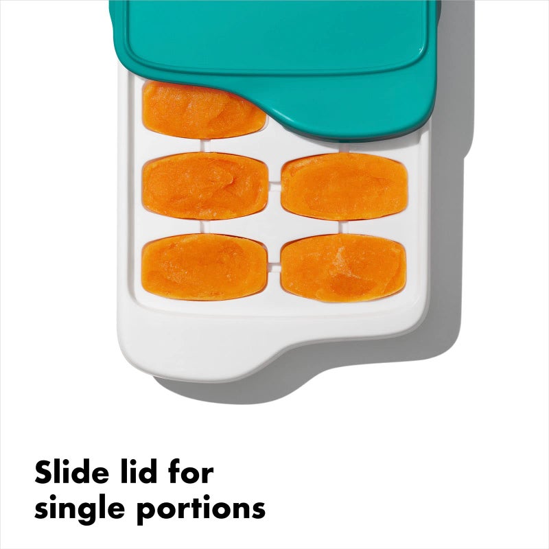 OXO Tot 2 Pack Baby Food Freezer Tray - Teal - Image 3