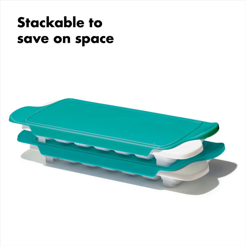 OXO Tot 2 Pack Baby Food Freezer Tray - Teal - Image 5