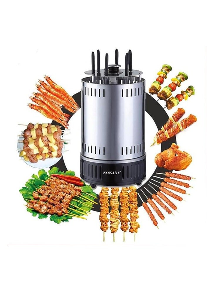 Sokani BBQ Grill 1000W Home BBQ Grill with 6 Skewers - Image 2