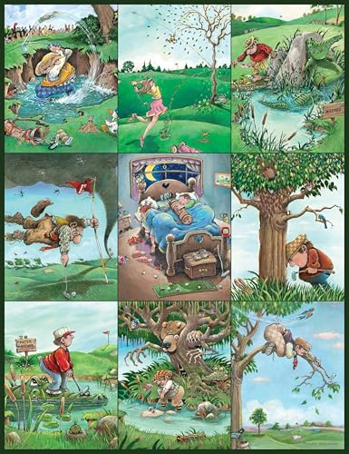 Springbok The Real Hazard 500 Piece Jigsaw Puzzle for Adults Funny Golf Puzzle Unique Cut Pieces Made in USA - Image 1