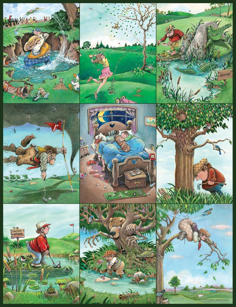 Springbok The Real Hazard 500 Piece Jigsaw Puzzle for Adults Funny Golf Puzzle Unique Cut Pieces Made in USA - Image 3