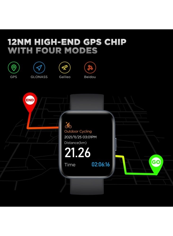 Beyond 1.78 inch AMOLED Display GPS Waterproof 5 ATM Health Fitness Smart Watch - Image 5