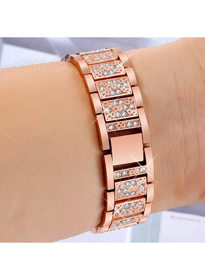 Alyashmac Replacement Band For Apple Watch Series 44mm Rose Gold - Image 2