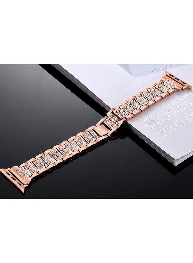 Alyashmac Replacement Band For Apple Watch Series 44mm Rose Gold - Image 5