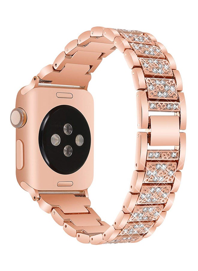Alyashmac Replacement Band For Apple Watch Series 44mm Rose Gold - Image 3