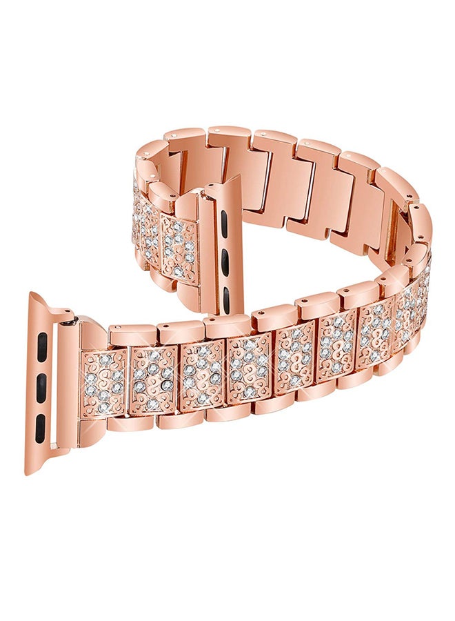 Alyashmac Replacement Band For Apple Watch Series 44mm Rose Gold - Image 1