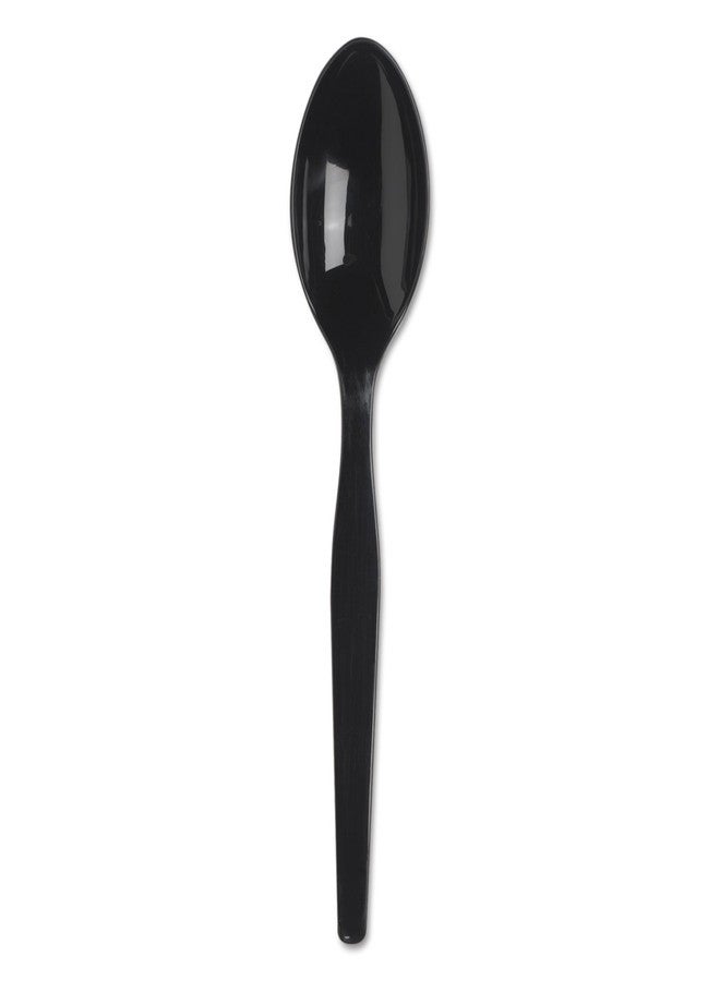 Dixie Sspsh51 Smartstock Plastic Cutlery Refill, Spoons, 6-Inch, Black, 40 Pack, 24 Packs/Ct
