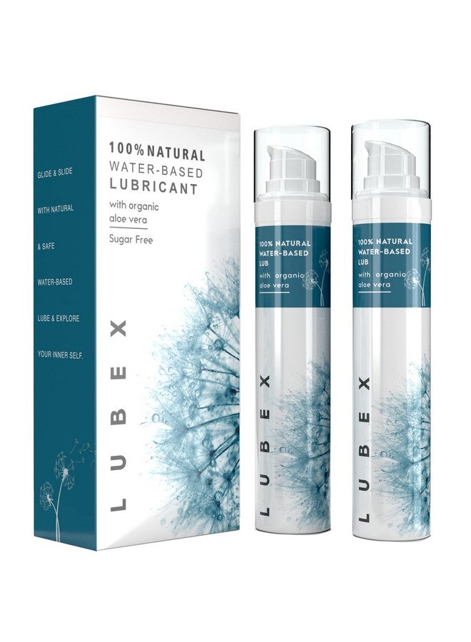 Lubex Lubricant Gel (Water-Based) Natural Lube with Aloe Vera for Her, Him & Couples - (Pack of 2) Vanilla Flavour - 50gm - Image 1