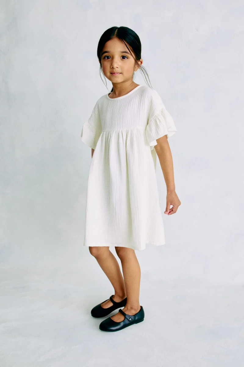 H&M Cotton muslin dress